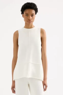 Nude Lucy Tops|Knits>Ana Knit Tank - Salt