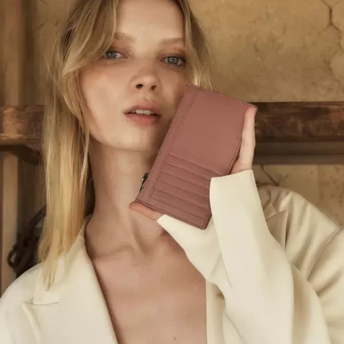 Status Anxiety Wallets>Avoiding Things - Dusty Rose