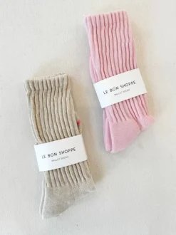 Le Bon Shoppe Socks>Ballet Socks - Oatmeal