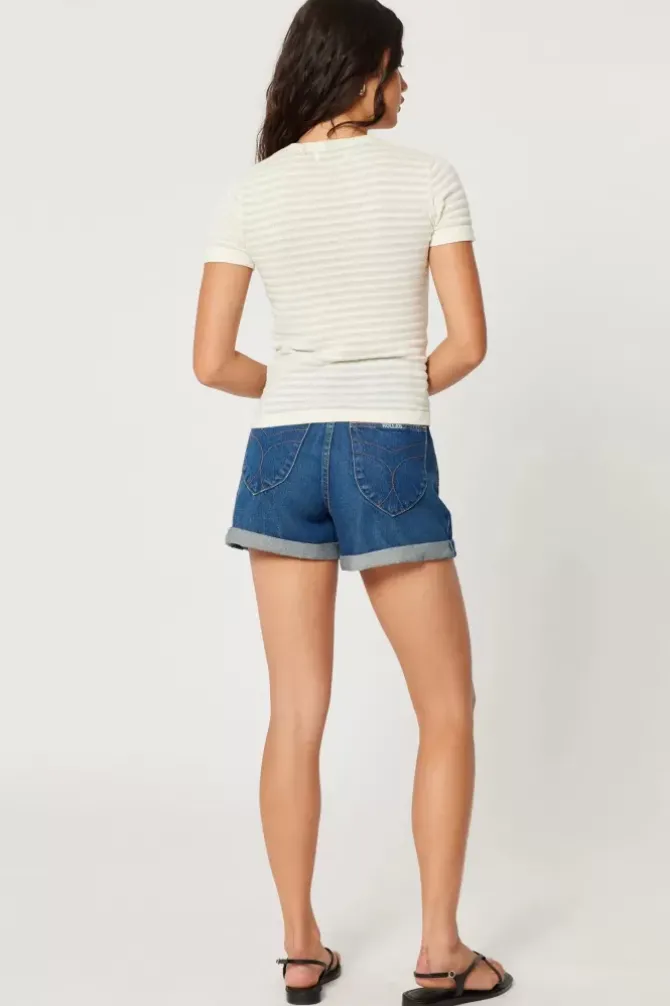 Rolla's Jeans Tops>Classic Tee Edgar - White