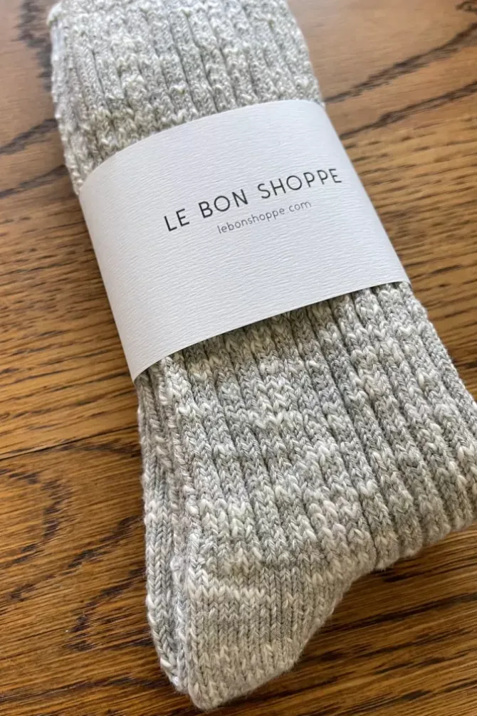 Le Bon Shoppe Socks>Cottage Socks - Heather Grey