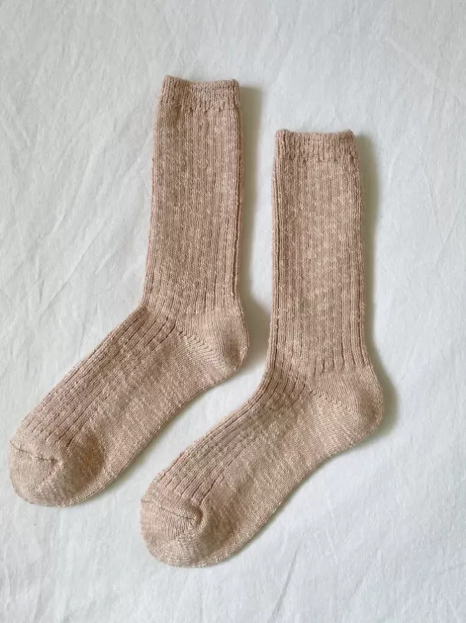 Le Bon Shoppe Socks>Cottage Socks - Peachy Keen