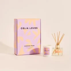 Celia Loves Candles & Incense|Homewares>Duo Set - Candied Pear