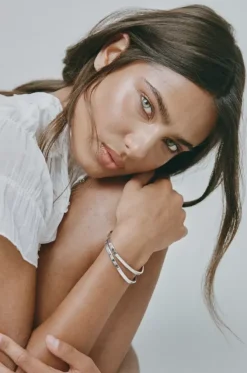 Porter Jewellery Jewellery|Jewellery>Dylan Bangle Silver - Celestial Clear