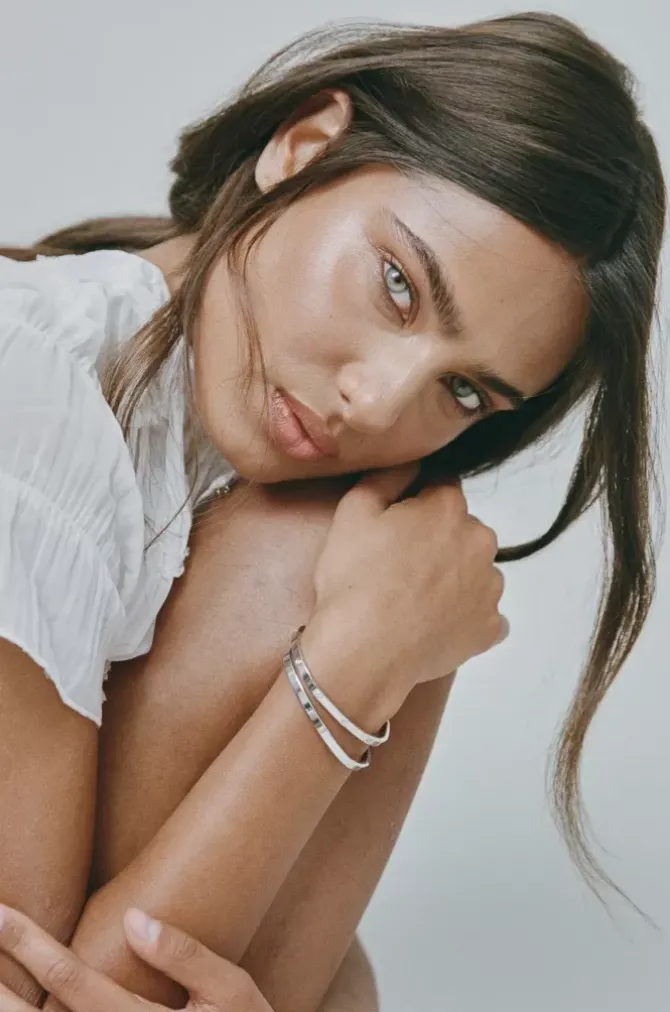 Porter Jewellery Jewellery|Jewellery>Dylan Bangle Silver - Celestial Clear