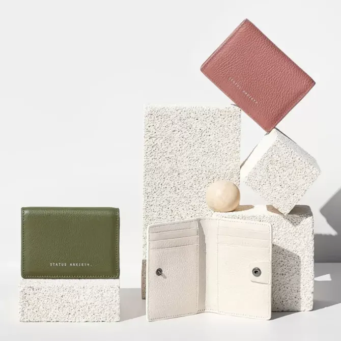 Status Anxiety Wallets>Easy Does It - Dusty Rose