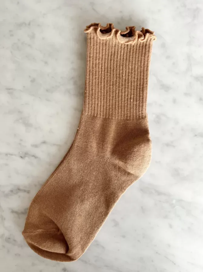 Golden Tribe Gift Packs>Frill Sock Pack - Natural