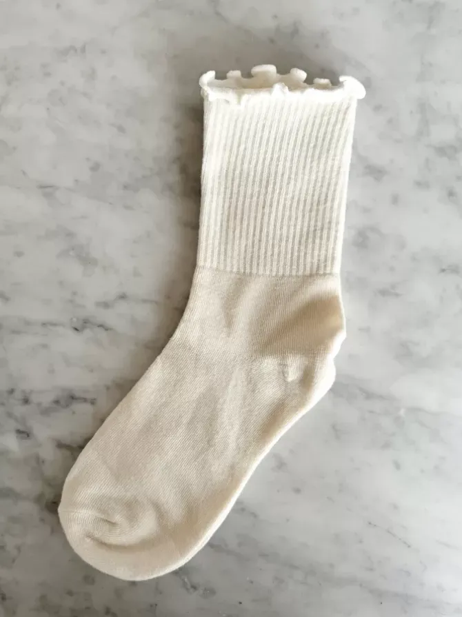 Golden Tribe Gift Packs>Frill Sock Pack - Natural