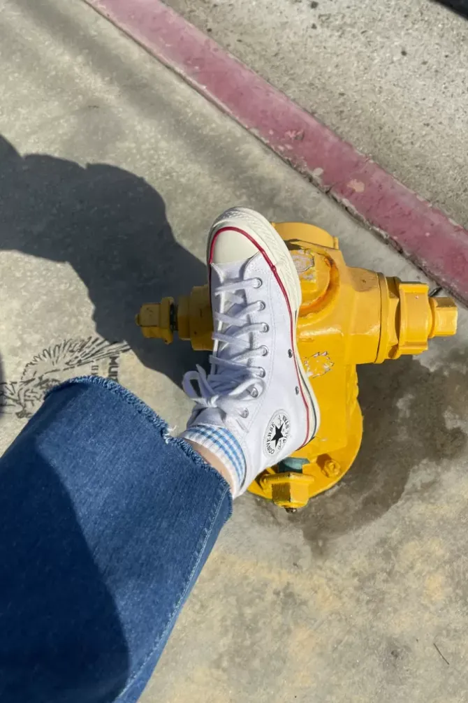 Le Bon Shoppe Socks>Girlfriend Socks - Ivory