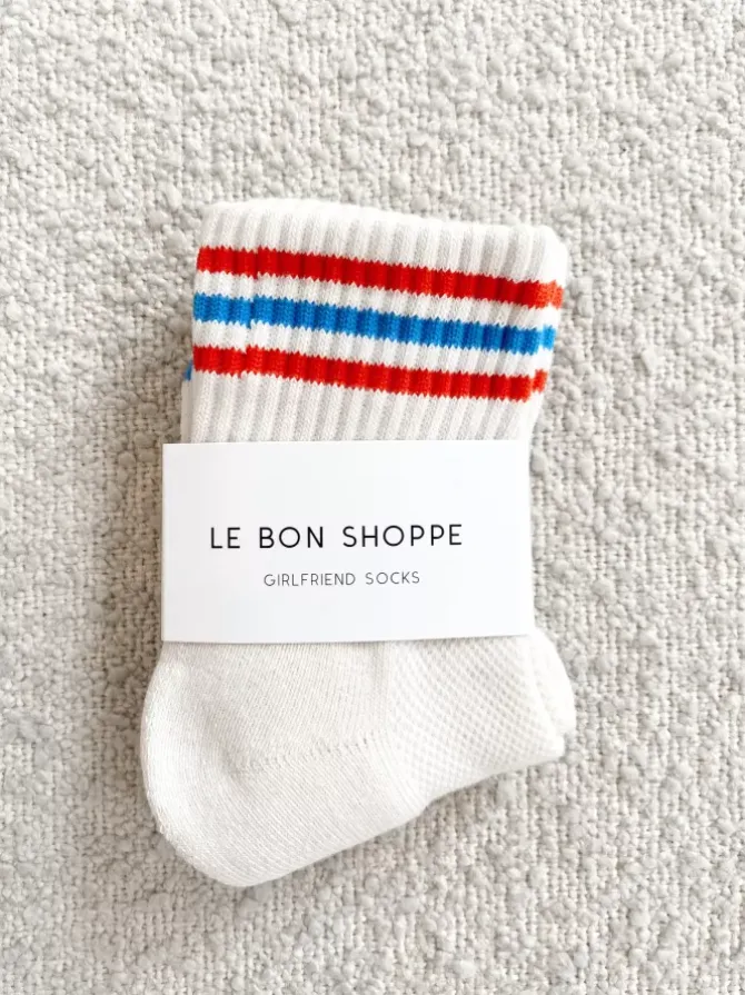 Le Bon Shoppe Socks>Girlfriend Socks - Leche