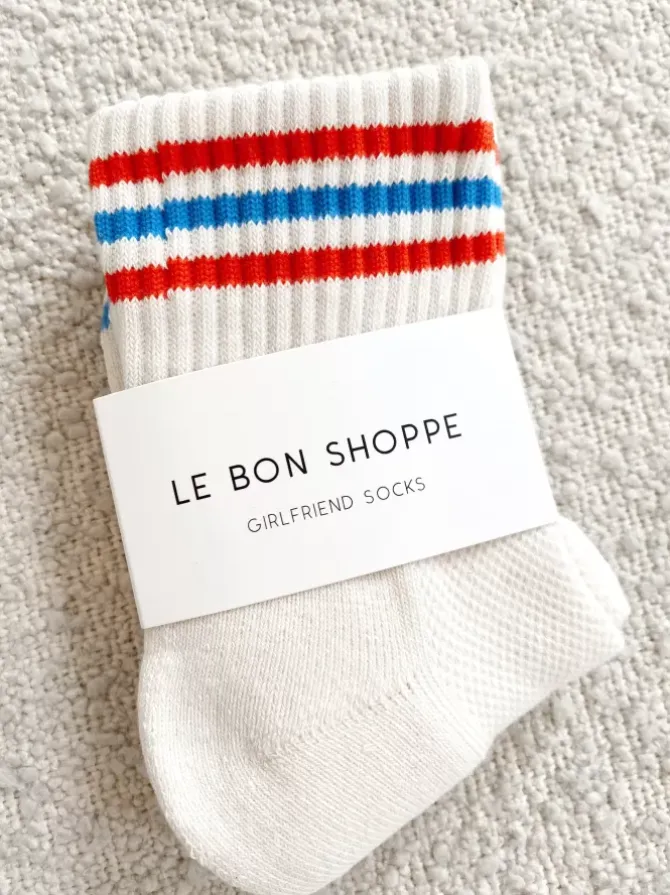 Le Bon Shoppe Socks>Girlfriend Socks - Leche