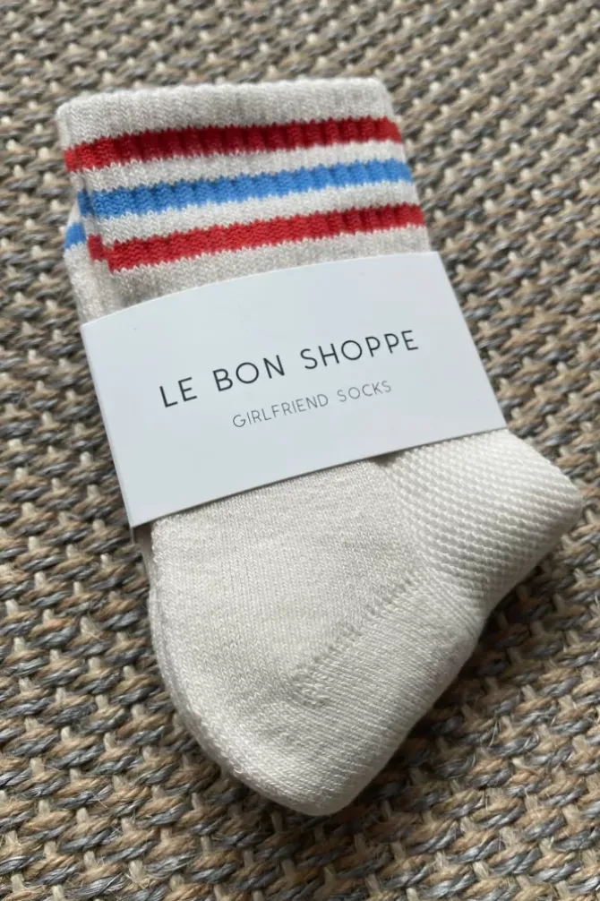 Le Bon Shoppe Socks>Girlfriend Socks - Leche