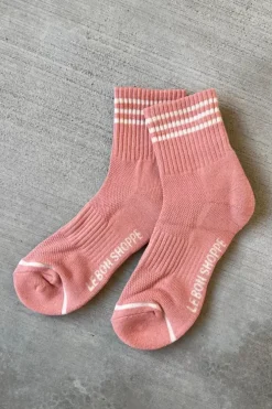 Le Bon Shoppe Socks>Girlfriend Socks - Salmon