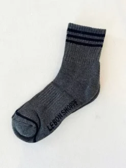 Le Bon Shoppe Socks>Girlfriend Socks - Soot