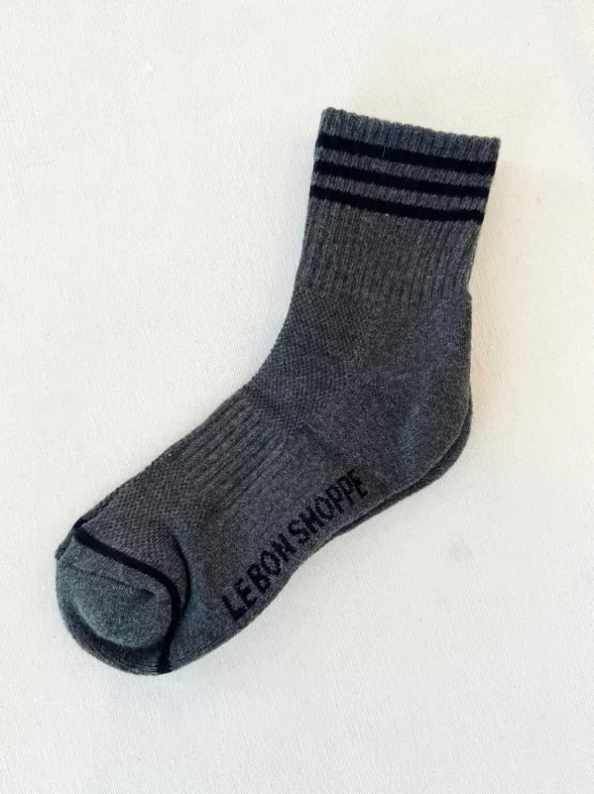 Le Bon Shoppe Socks>Girlfriend Socks - Soot