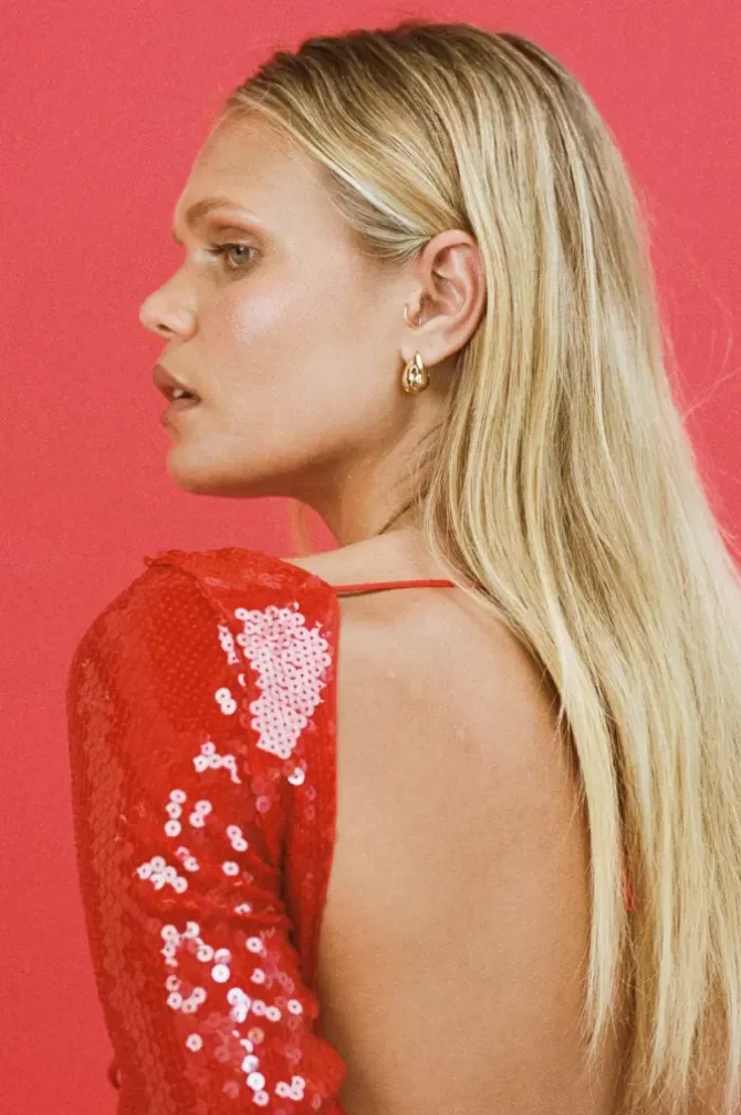 Porter Jewellery Jewellery|Jewellery>Heritage Huggies - Garnet