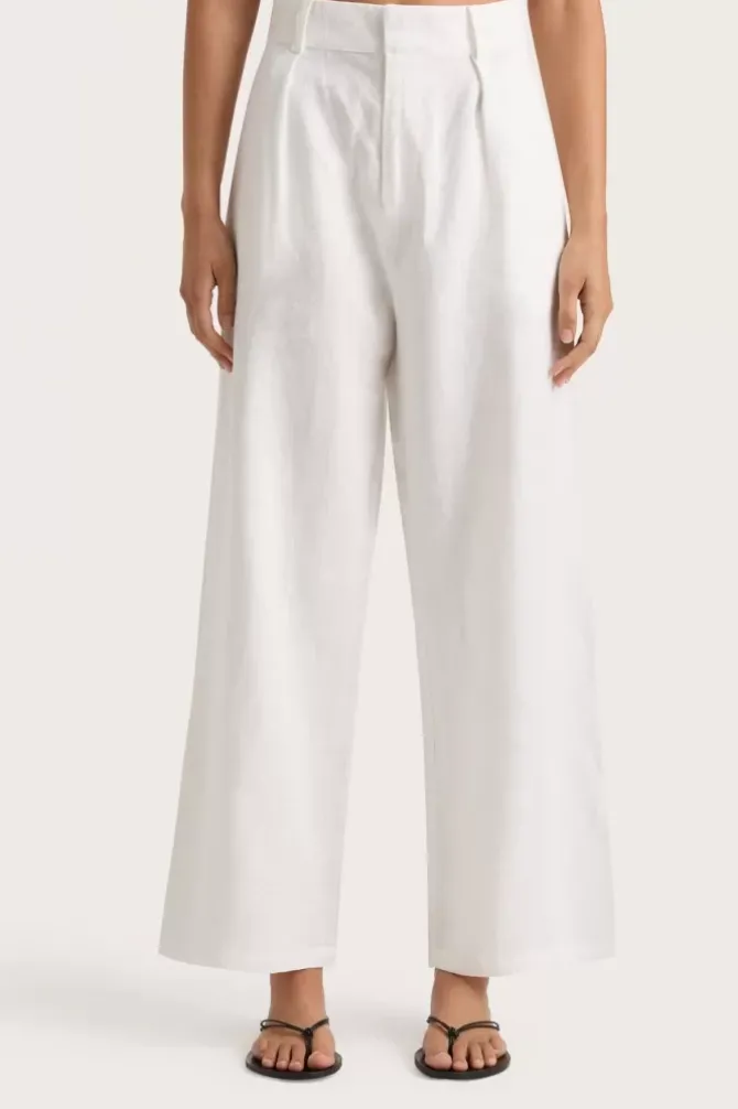 Faithfull the Brand Pants>Ida Pant - White