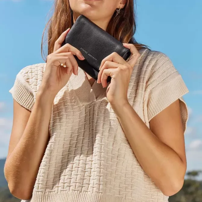 Status Anxiety Wallets>Impermanent - Black