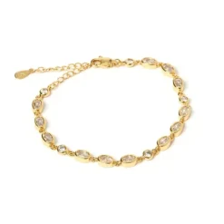Arms of Eve Jewellery|Jewellery>Isadora Gold Bracelet - Stone