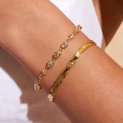Arms of Eve Jewellery|Jewellery>Isadora Gold Bracelet - Stone