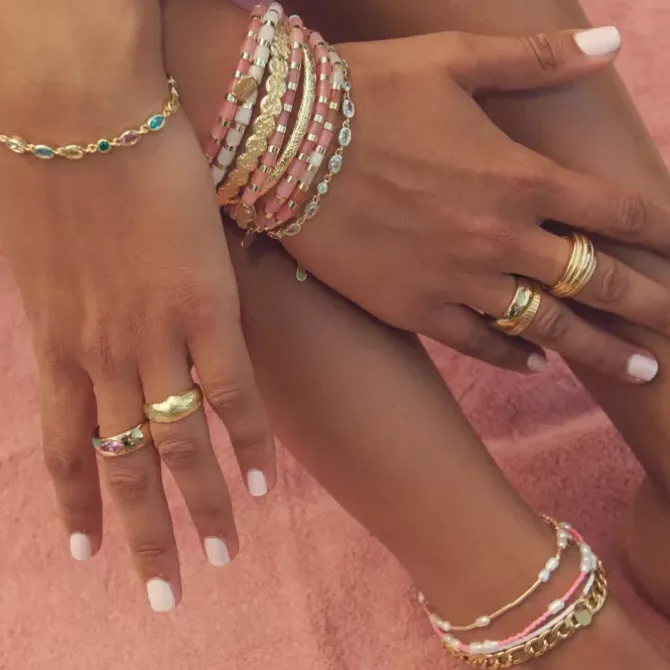 Arms of Eve Jewellery|Jewellery>Isadora Gold Bracelet - Stone