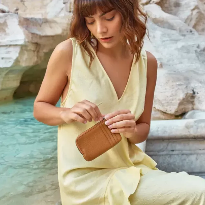 Status Anxiety Wallets>Left Behind - Tan