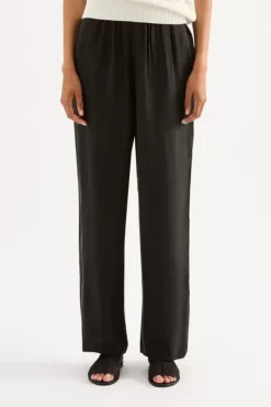 Nude Lucy Pants>Linnea Cupro Pant - Black