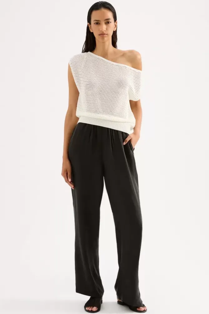 Nude Lucy Pants>Linnea Cupro Pant - Black