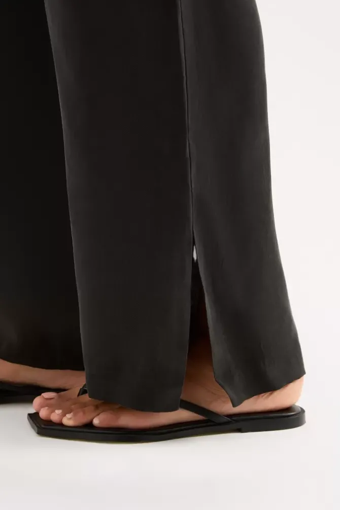 Nude Lucy Pants>Linnea Cupro Pant - Black