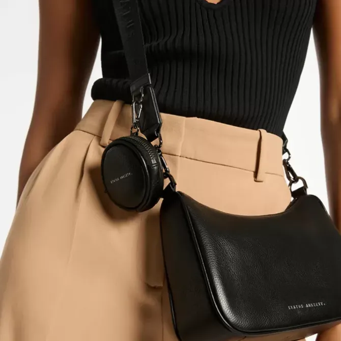 Status Anxiety Handbags>Look Both Ways - Black