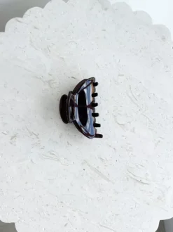 Golden Tribe Hair>Mini Abbey Clip - Chocolate