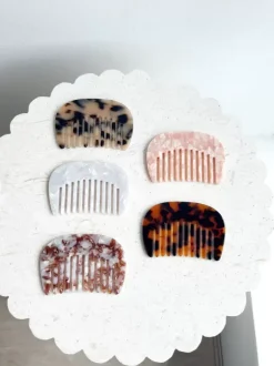 Golden Tribe Hair>Mini Comb - Terrazzo