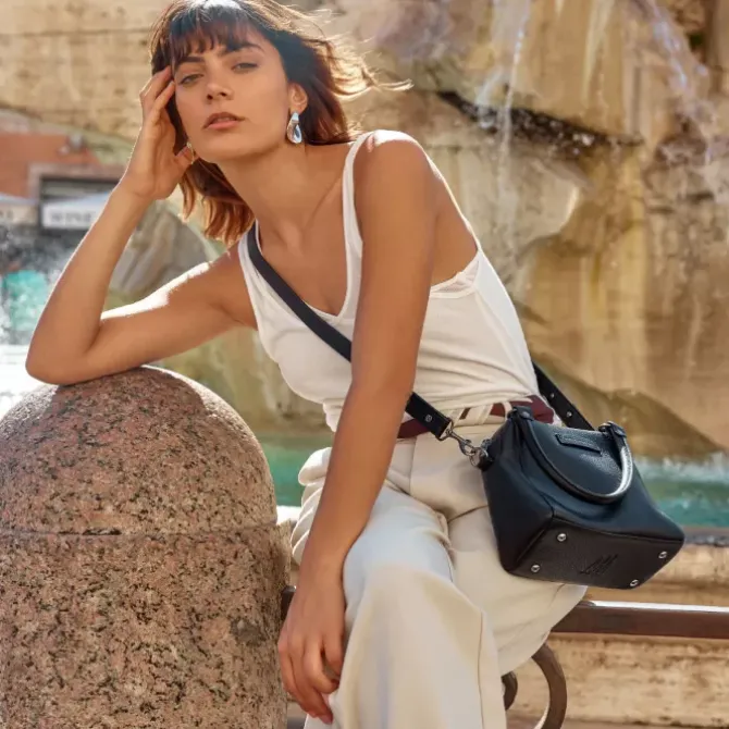 Status Anxiety Handbags>Mini Mountains - Black