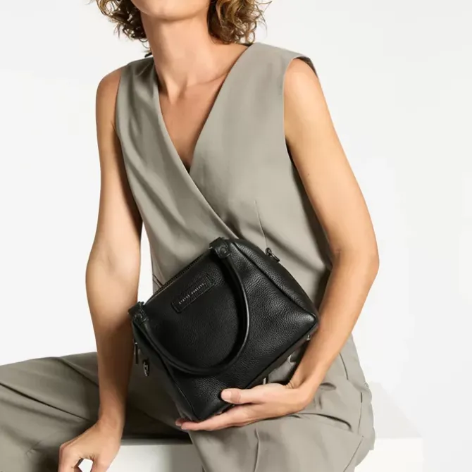 Status Anxiety Handbags>Mini Mountains - Black