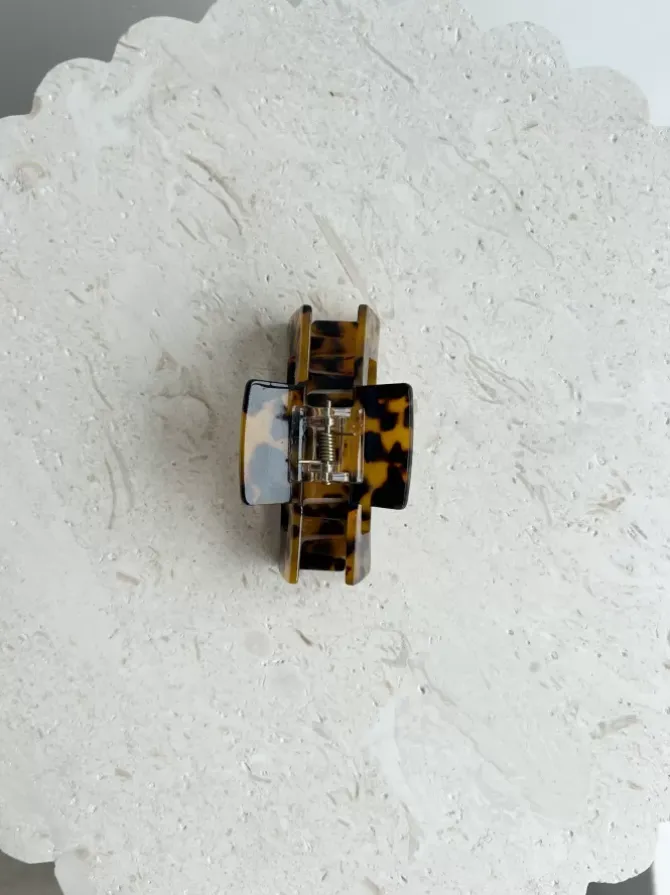 Golden Tribe Hair>Mini Portsea Clip - Tort