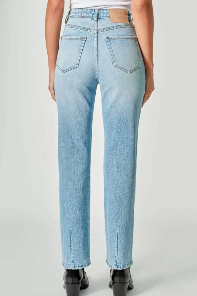 Neuw Denim Denim>Nico Straight Passenger - Mid Vintage Indigo
