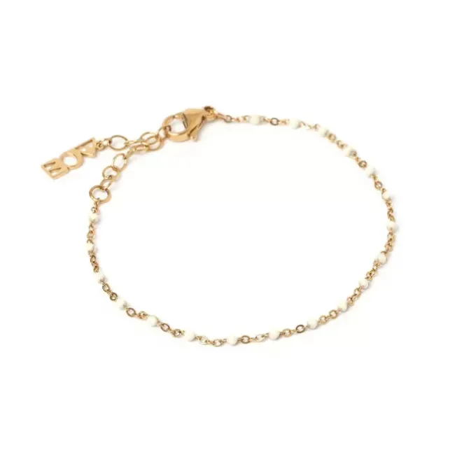 Arms of Eve Jewellery|Jewellery>Peggy Gold And Enamel Bracelet - Vanilla