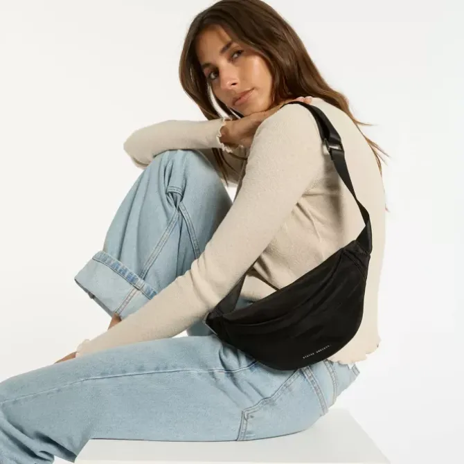 Status Anxiety Handbags>Piper Recycled Bag - Black