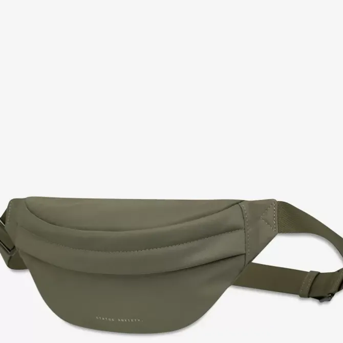 Status Anxiety Handbags>Piper Recycled Bag - Olive
