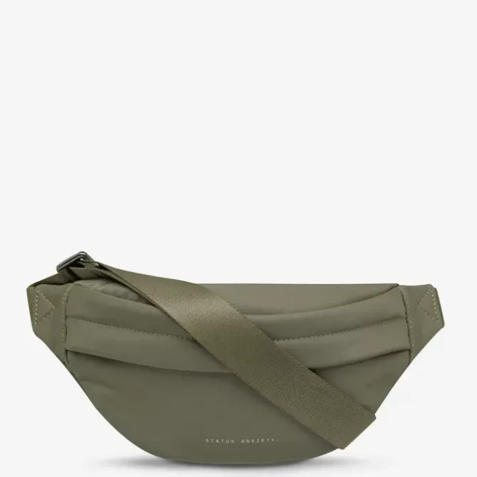 Status Anxiety Handbags>Piper Recycled Bag - Olive