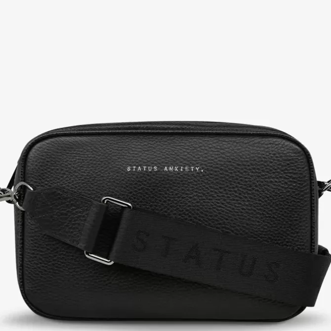 Status Anxiety Handbags>Plunder with Webbed Strap - Black
