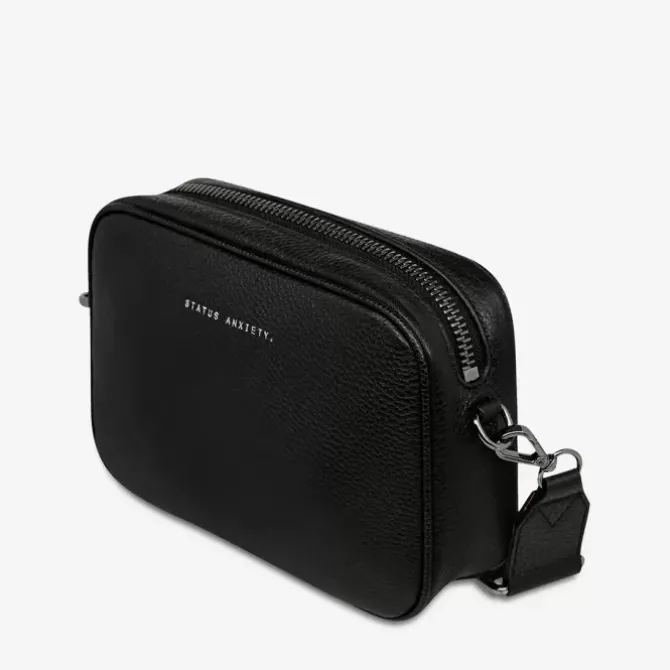 Status Anxiety Handbags>Plunder with Webbed Strap - Black