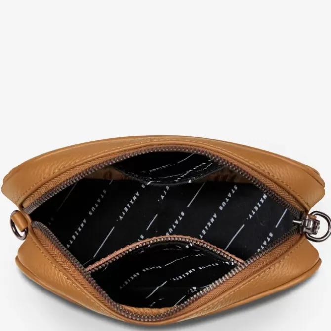 Status Anxiety Handbags>Plunder with Webbed Strap - Tan
