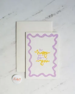 Studio Y Creative Cards>So Happy For You Card