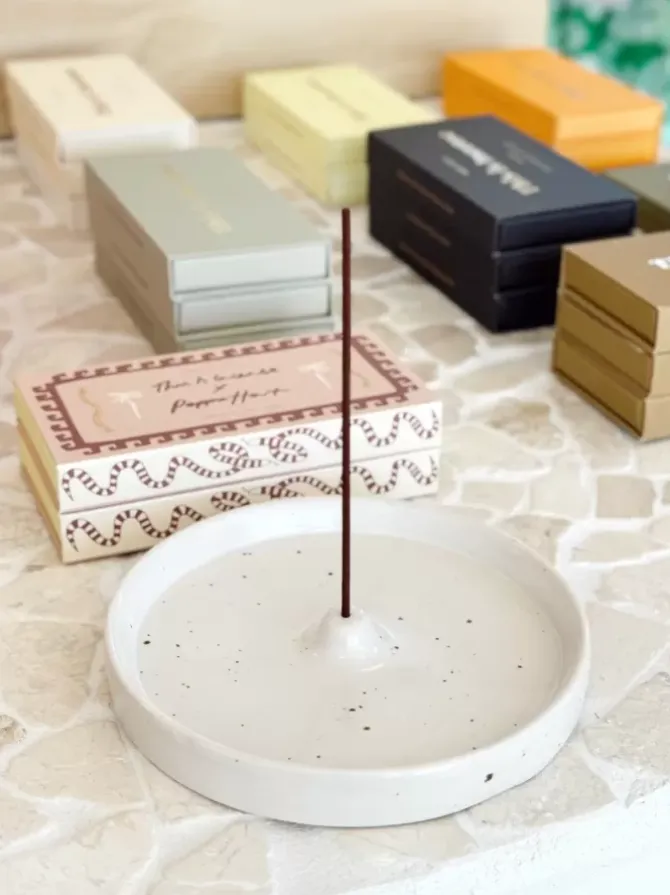 Golden Tribe Candles & Incense|Homewares>Speckled Incense Holder