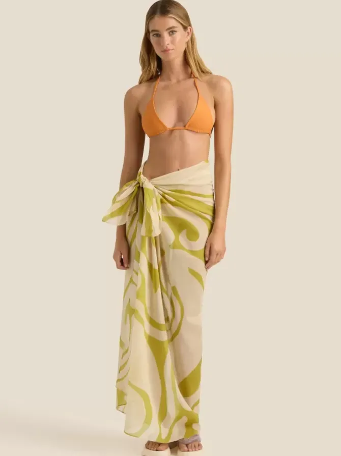 Soleil Soleil Scarves>Square Pareo - Silhouette