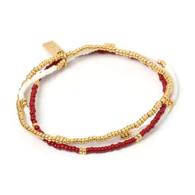 Arms of Eve Jewellery|Jewellery>Sunny Bracelet Set - Burgundy