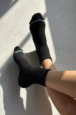 Le Bon Shoppe Socks>Swing Socks - Black