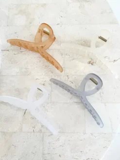 Golden Tribe Hair>Swirl Clip - Matte Grey