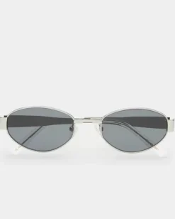Luv Lou Eyewear>The Boston - Silver